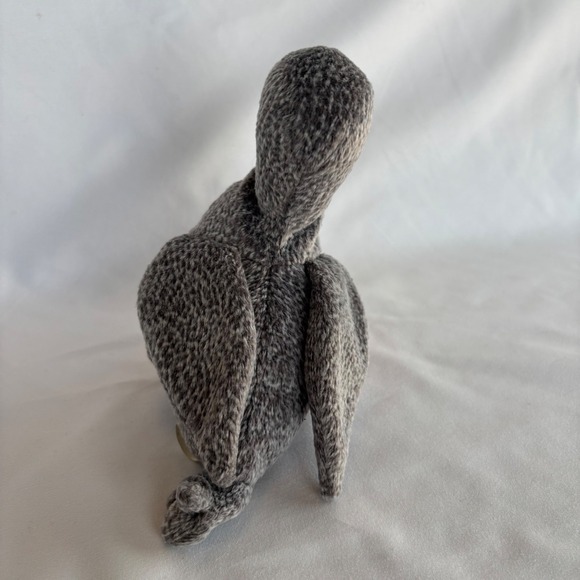 Ty Beanie Baby Honks the Gray Goose 1999 Retired Plush Bird Grey Orange 8 inch - Picture 3 of 6